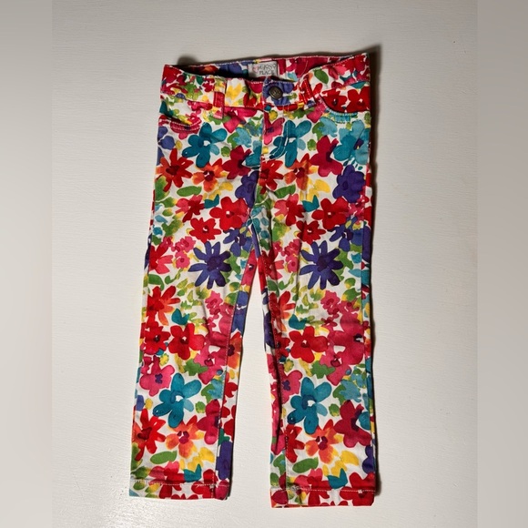 Place Other - Children Place Toddler Girl Floral Multicolor‎ Pants Sz 2T
